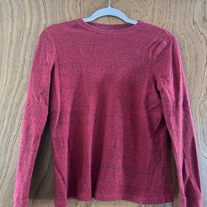 Urban Outfitters Soft Red Thermal Top